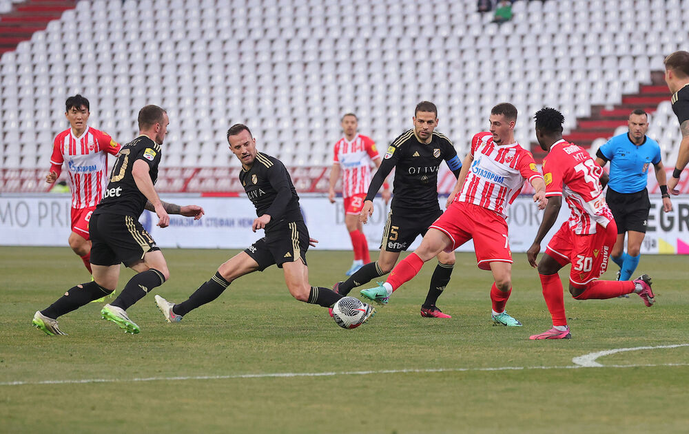 Detalj sa utakmice Crvene zvezde i Čukaričkog