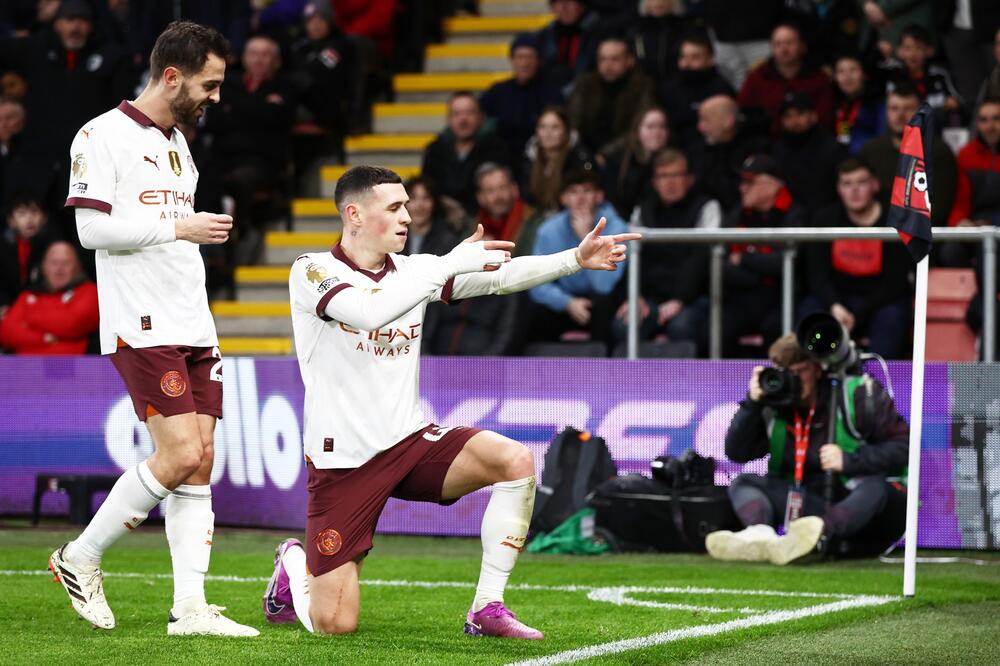 FODEN SPASAO MANČESTER SITI: Bornmut "pokazao" zube, ali ništa od iznenađenja (FOTO)