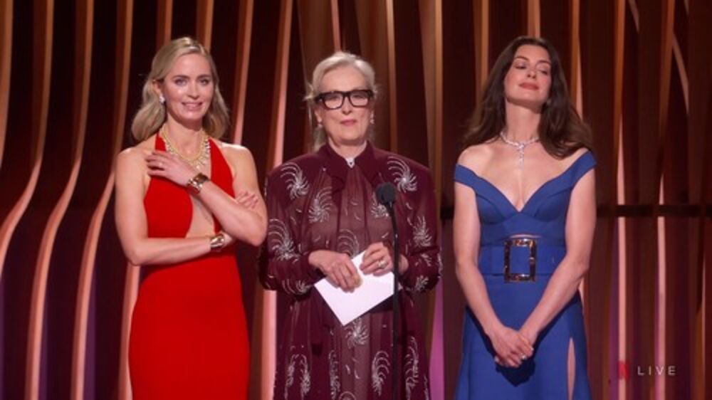 Meril Strip, En Hatavej i Emili Blant  na dodeli SAG nagrada