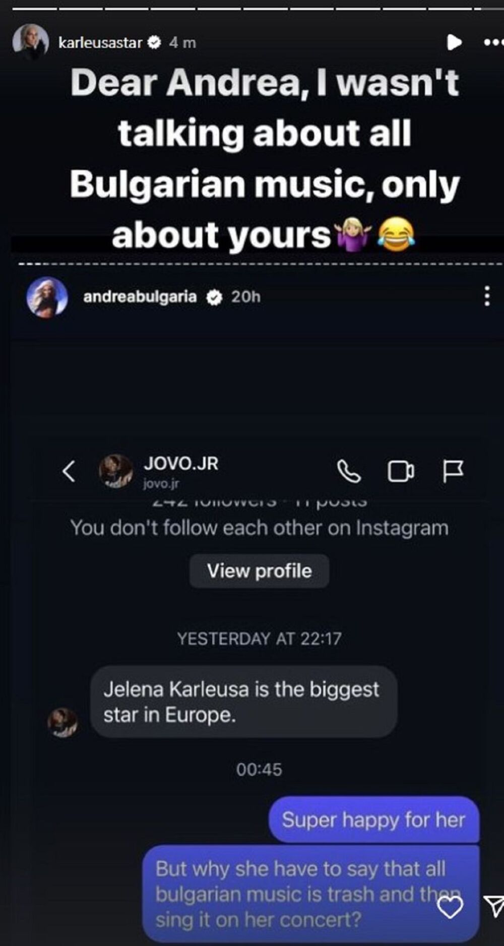 Jelena Karleuša odgovorila bugraskoj pevačici