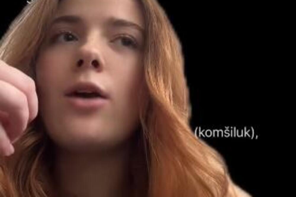 HRVATICA OTKRILA KOJE SU JOJ TO OMILJENE SRPSKE REČI: "Ovo ne čujem često, ali mi je JAKO SMEŠNO" (VIDEO)