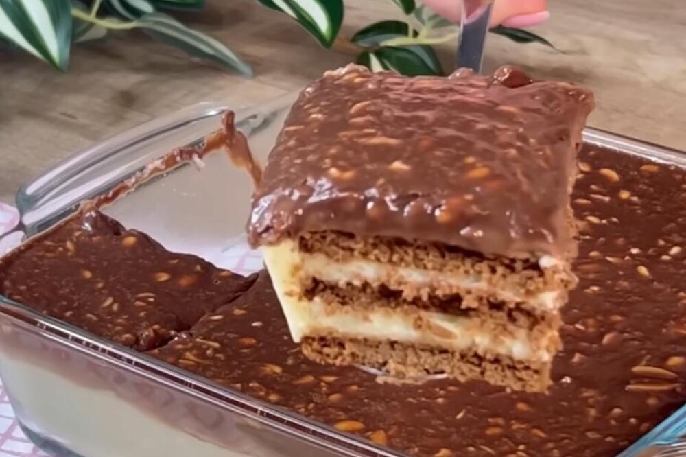 NAJJEFTINIJI KOLAČ SA ČOKOLADOM KOJI SE BRZO PRAVI, A JOŠ BRŽE SMAŽE: Savršen slatkiš gotov za 5 minuta - TOPI se