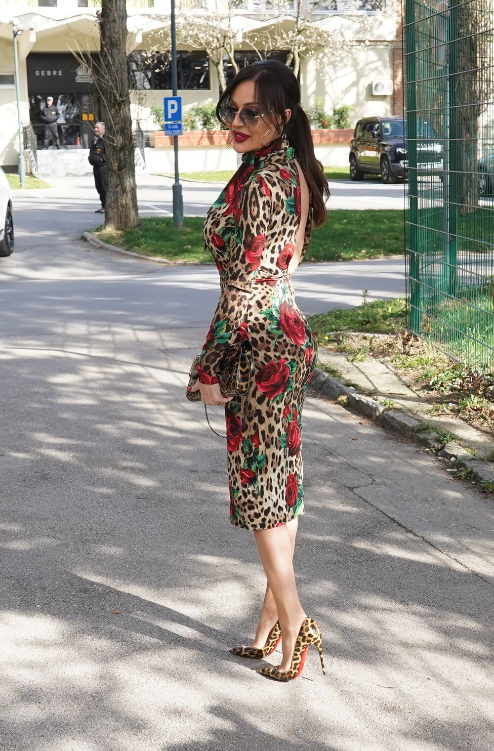 Ceca u uskoj haljini koja je pratila liniju njeog tela