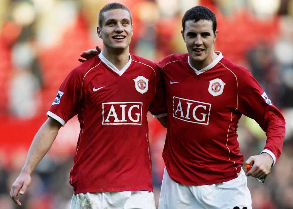 Nemanja Vidić u dresu Mančester junajteda