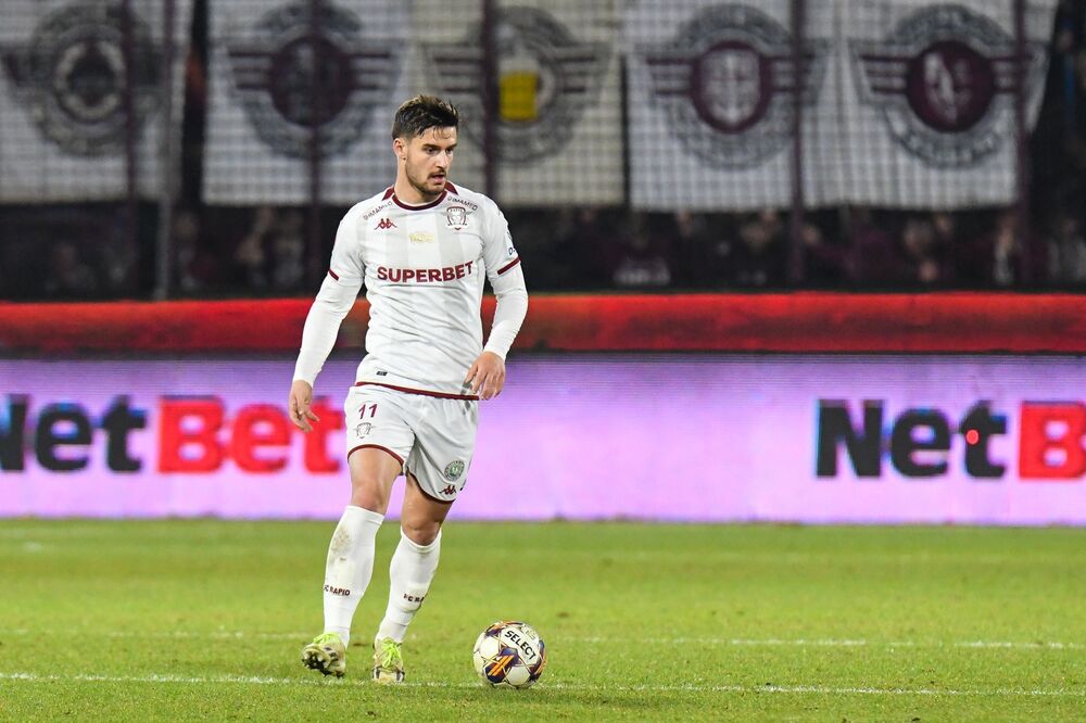 Borisav Burmaz u dresu Rapida iz Bukurešta