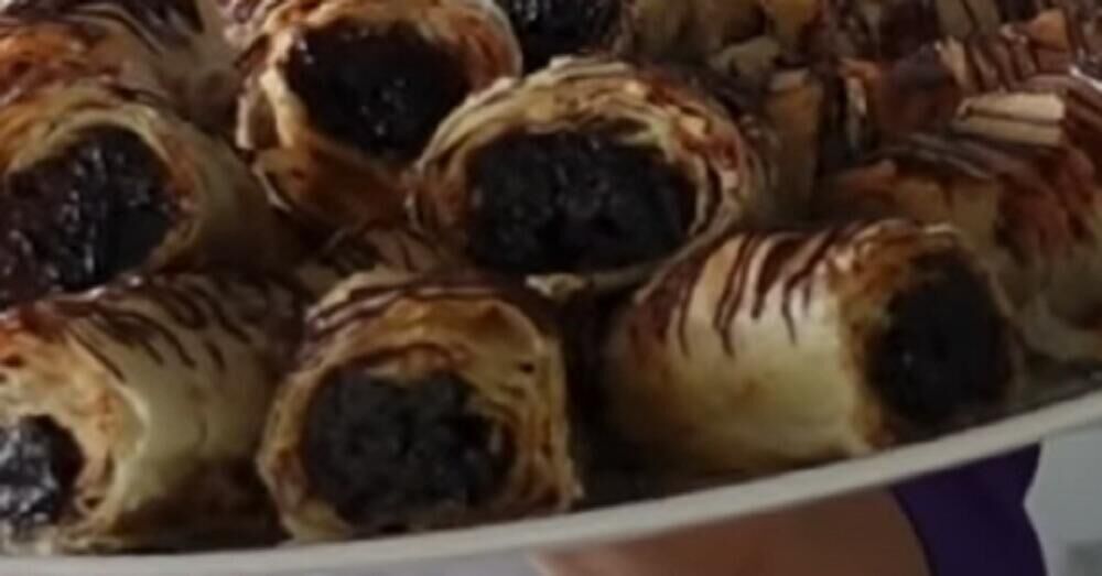 Posna pita sa čokoladom i suvim šljivama