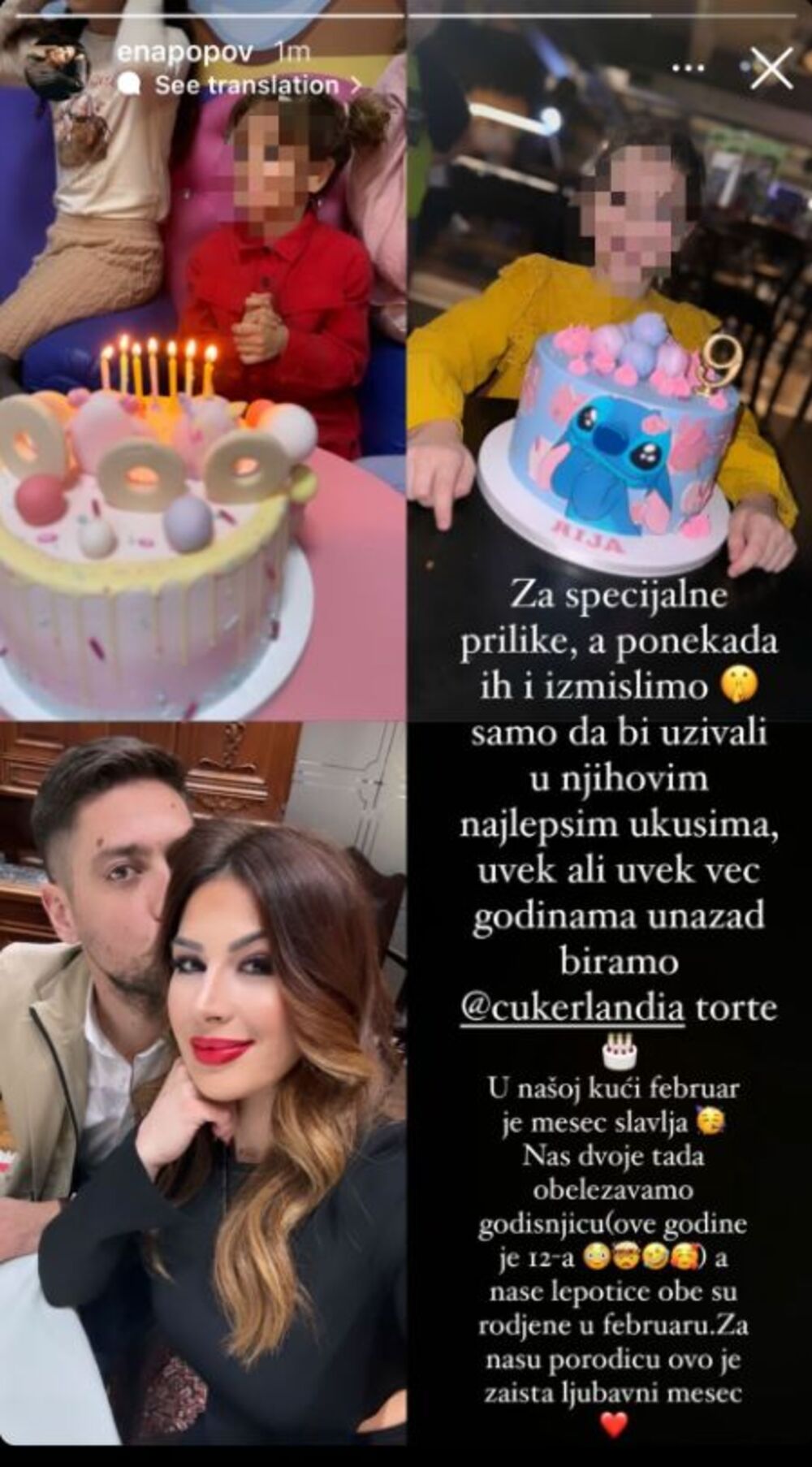 Za našu porodicu ovo je zaista mesec ljubavi -