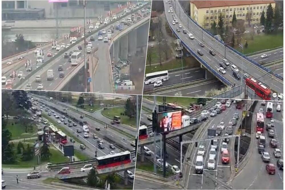 MOSTOVI OD JUTROS KRCATI, EVO GDE SU SE SVE FORMIRALE GUŽVE: Ove lokacije IZBEGNITE ako možete (FOTO)