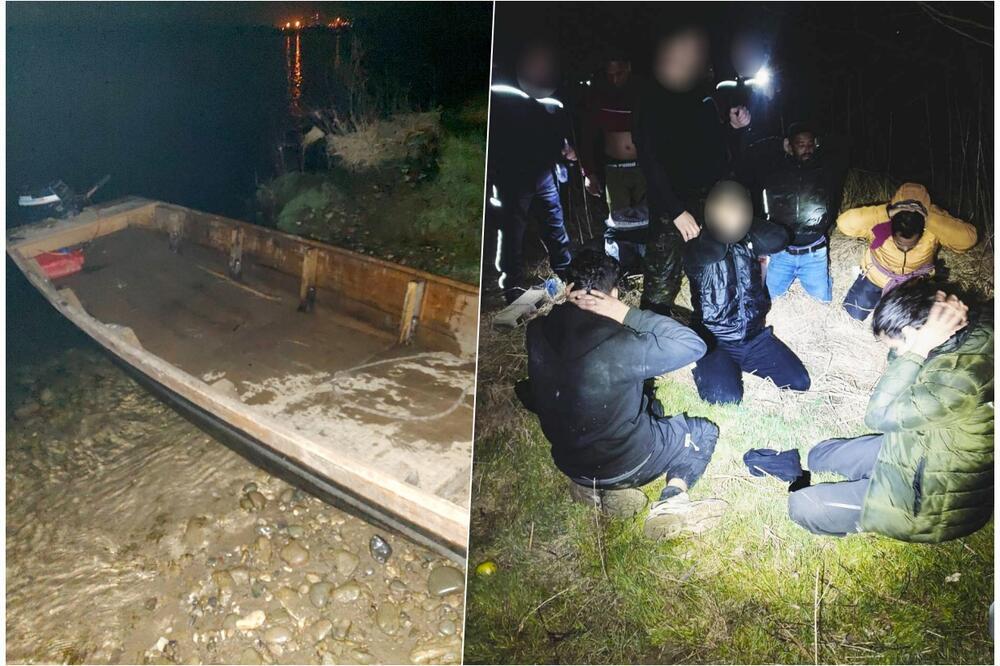 SKOČIO U LEDENU DRINU KAD JE UGLEDAO POLICIJU! Čamcem prevozio migrante, a onda usledila NEVEROVATNA AKCIJA (FOTO)