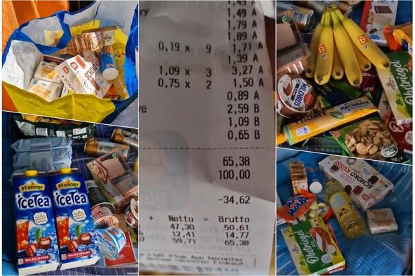 "NEMA NIŠTA KONKRETNO ZA POJESTI": Vozač iz Srbije objavio RAČUN iz NEMAČKOG MARKETA, ljudi gledaju I NE VERUJU