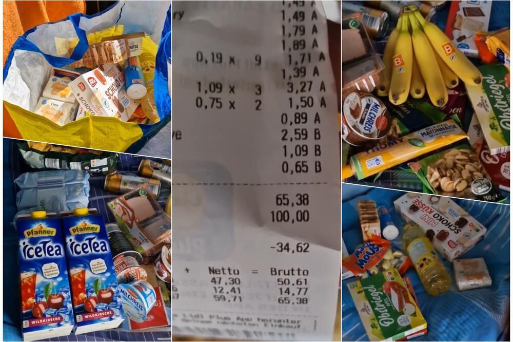 "NEMA NIŠTA KONKRETNO ZA POJESTI": Vozač iz Srbije objavio RAČUN iz NEMAČKOG MARKETA, ljudi gledaju I NE VERUJU