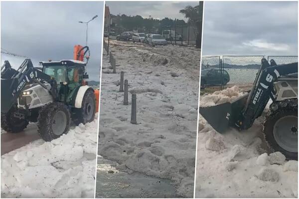 PIJAVICA NA ŠOLTU, SPLIT SE ZABELEO OD GRADA: Neverovatno nevreme pogodilo DALMACIJU (VIDEO)