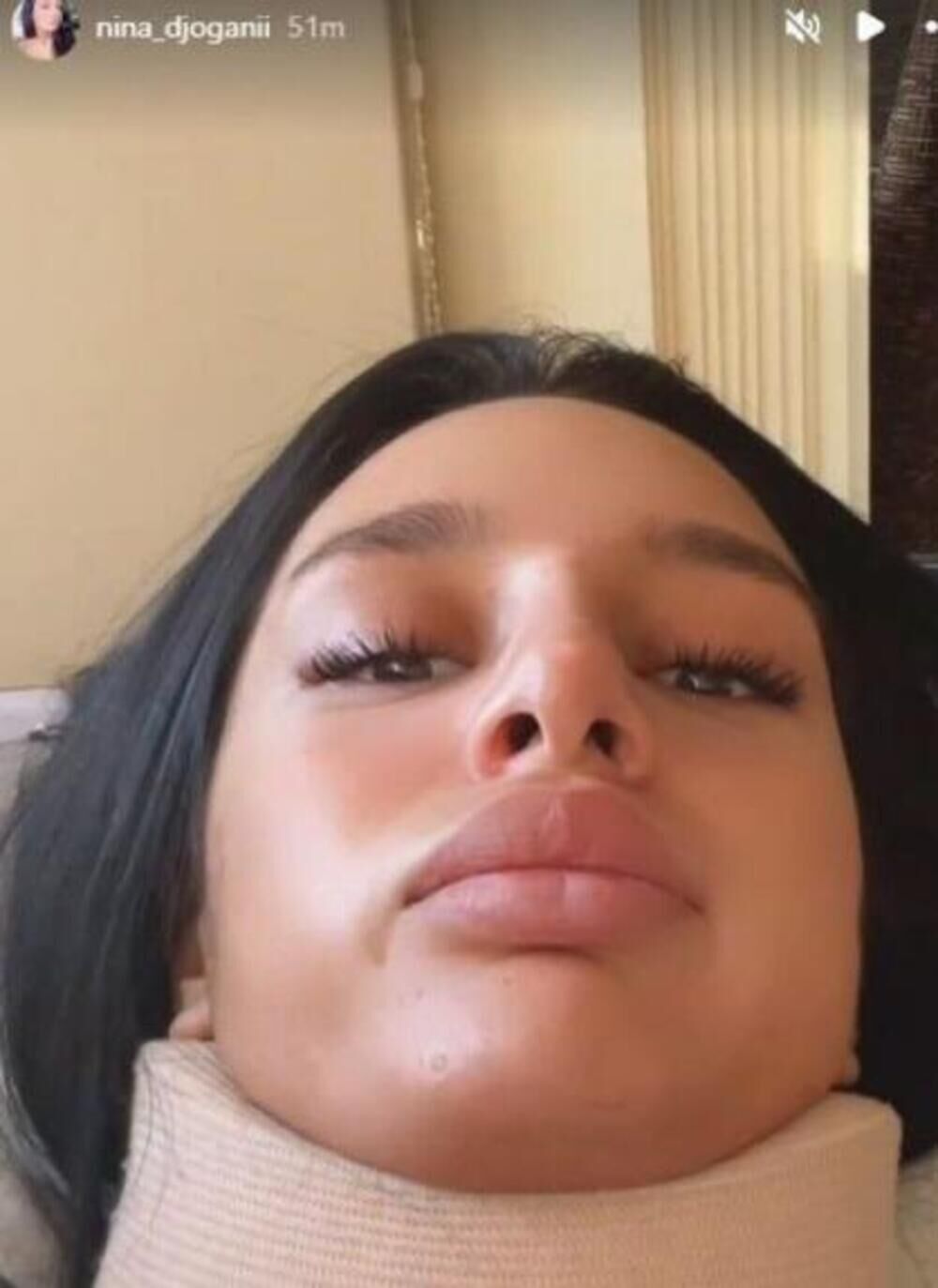 Nina Đogani posle operacije