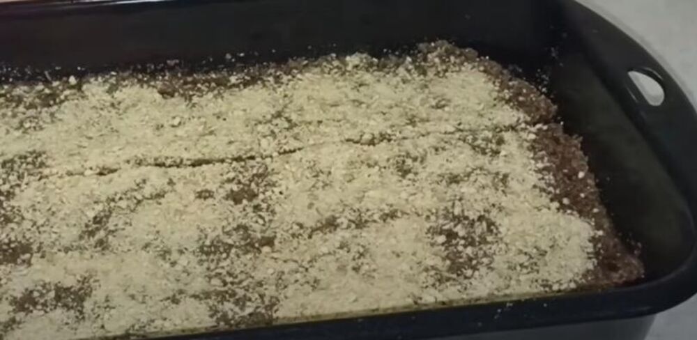 Mađarski kolač 'slatki somot' u plehu