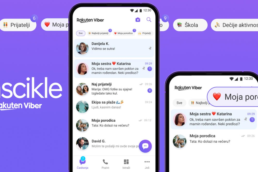 Rakuten Viber uvodi Fascikle za prepiske