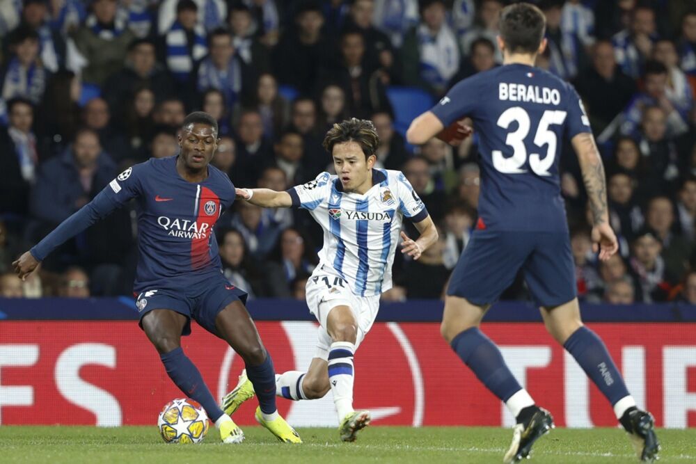 Takefusa Kubo na utakmici Real Sosijedada i Pari Sen Žermena