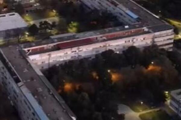 NAJDUŽA ZGRADA U BEOGRADU DUGAČKA JE OKO 1.000 METARA: Ima 62 ulaza i preko 3.000 stanara, evo KAKO IZGLEDA! VIDEO