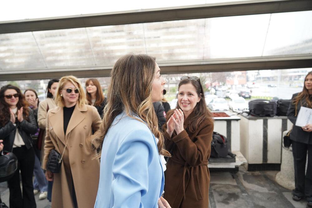 Anđela Jovanović se danas pojavila na pripremnom ročištu po tužbi Branislava Lečića