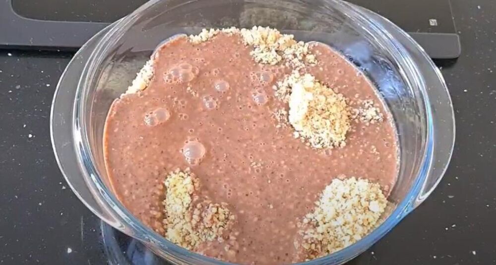 Fil od čokolade i orasa za mađarski rolat 'zebra'