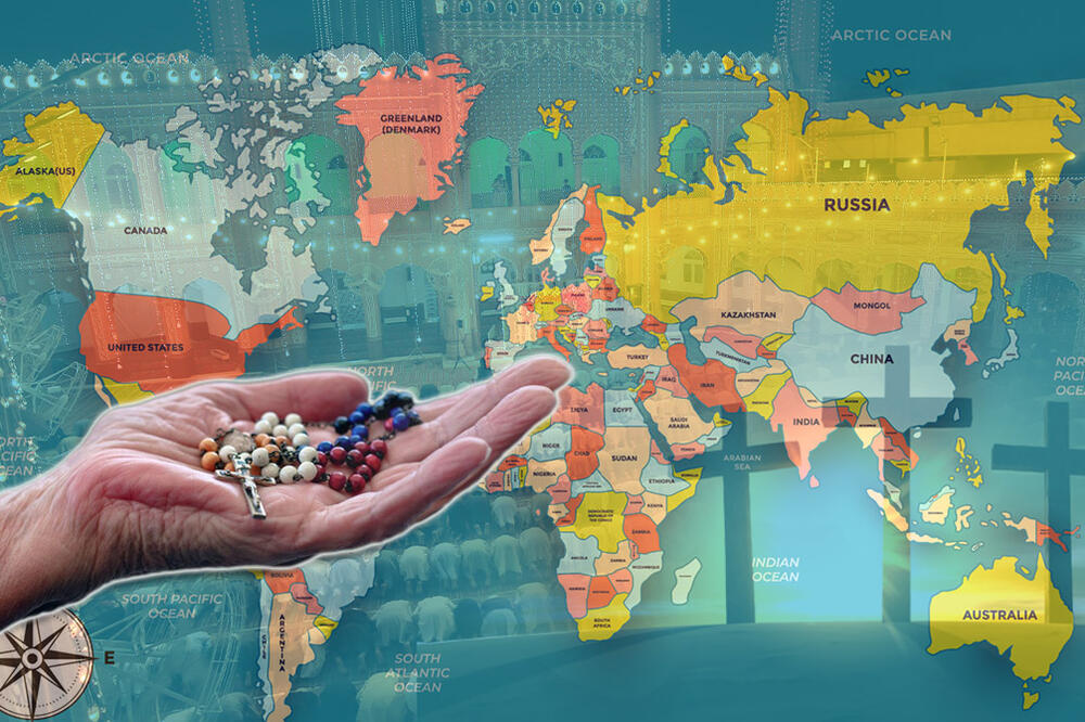 OVO SU NAJDOMINANTNIJE RELIGIJE NA SVETU: Na prvom mestu HRIŠĆANI, a TREĆE će vas ZAPREPASTITI! (INFOGRAFIKA)