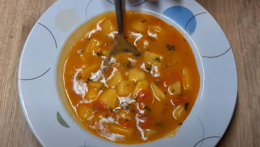 Čorba od krompira i šargarepe na vodi