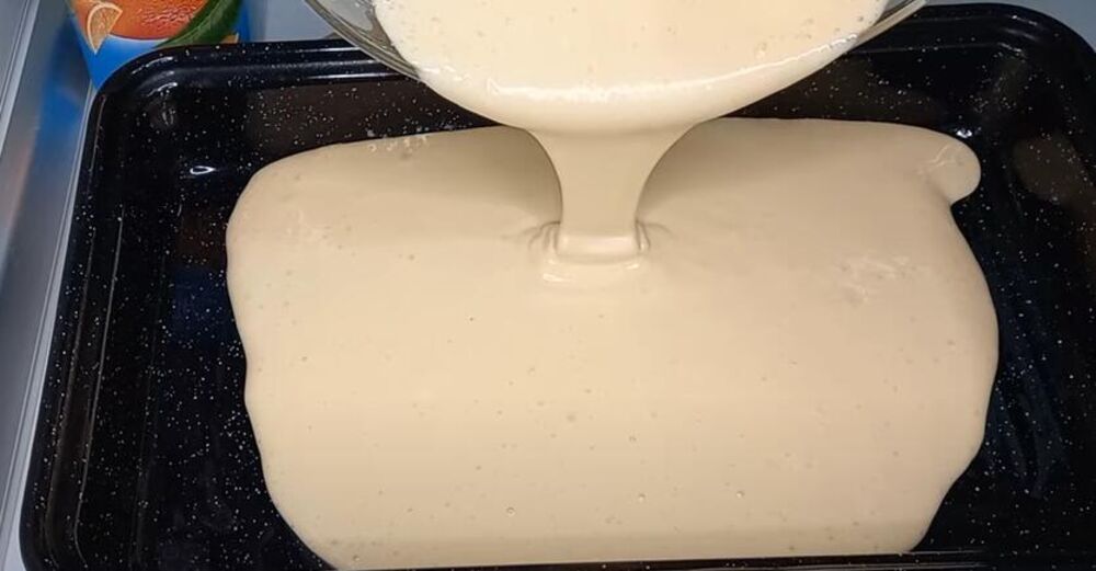 Kora za turski kolač 'lambada' u plehu