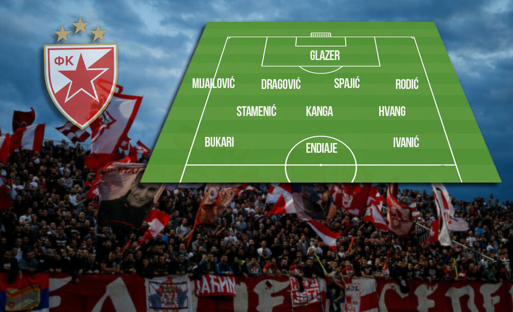 Espreso prognoza startnih 11 Crvene zvezde  za 172. večiti derbi