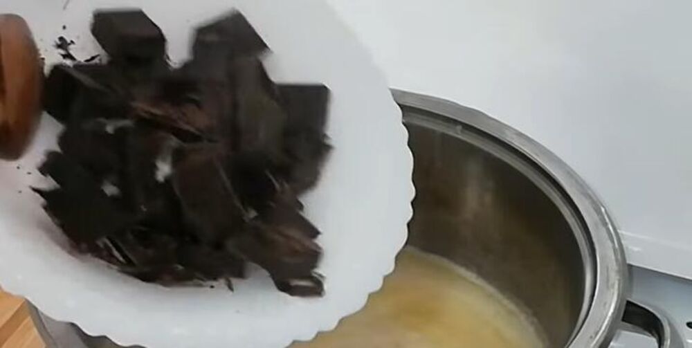 Čokolada u filu za posne oblande sa čokoladom