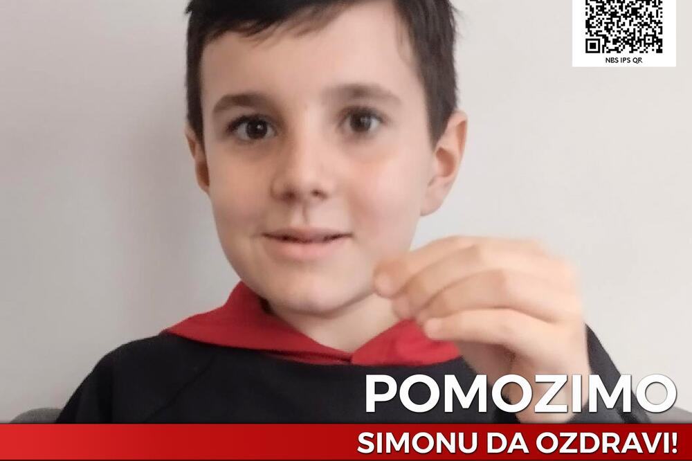 SIMONU (11) JE HITNO POTREBAN NOVAC ZA LEČENJE: Čeka ga autologna terapija u Japanu, pomozite slanjem SMS poruke!