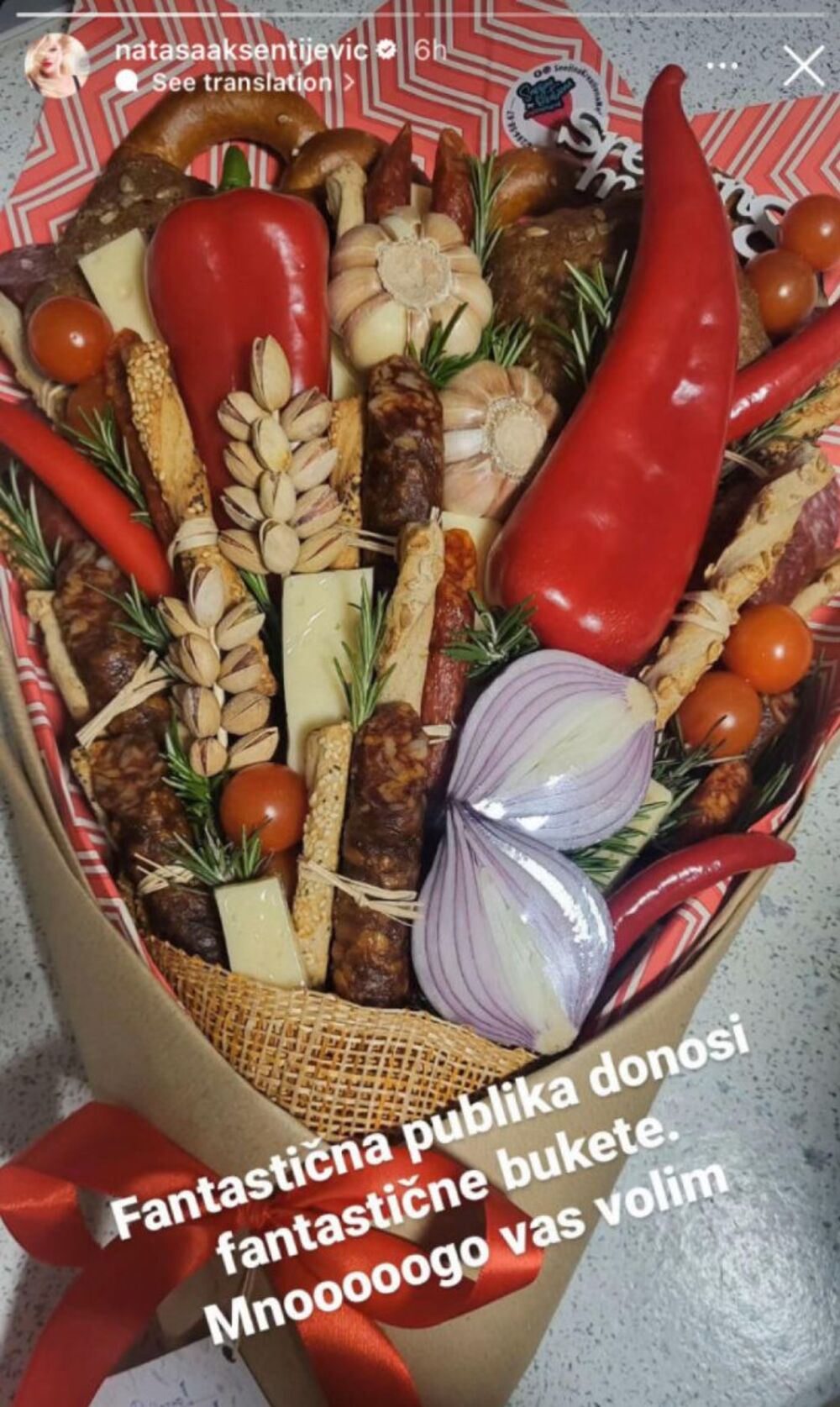 Poklon koji dobila Nataša Aksentijević