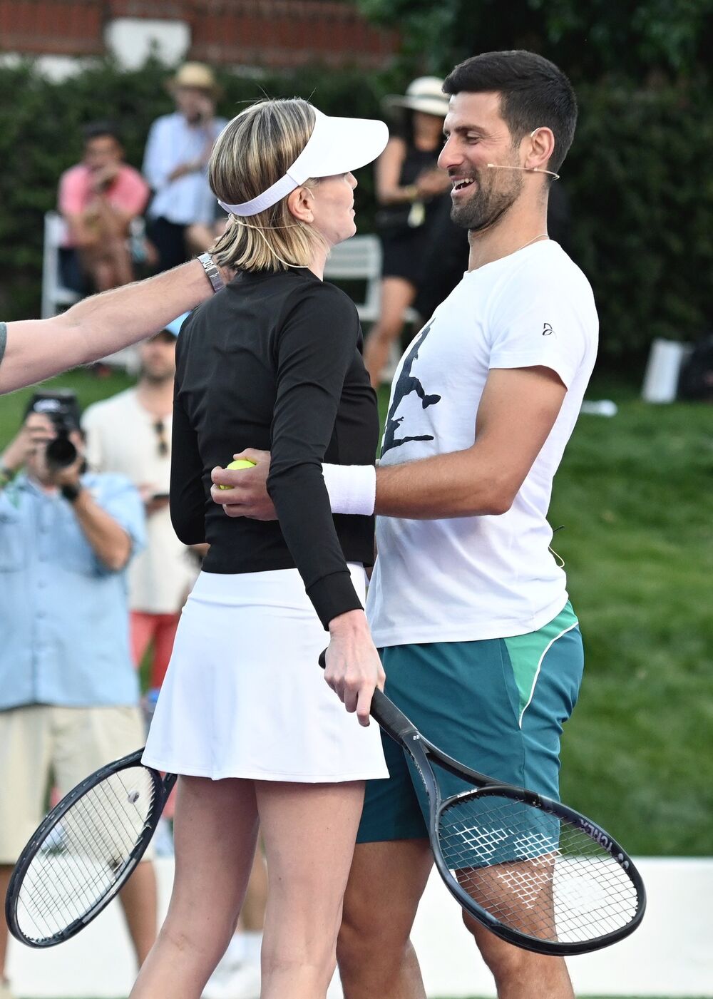 Novak Đoković i Šarliz Teron zajedno na terenu
