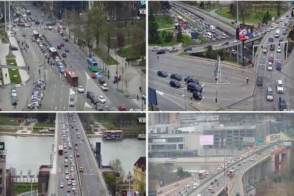ZBOG RADOVA U ULICI U CENTRU NASTAO KOLAPS U BEOGRADU: Vozila zaglavljena u gužvi, BUKVALNO MILE