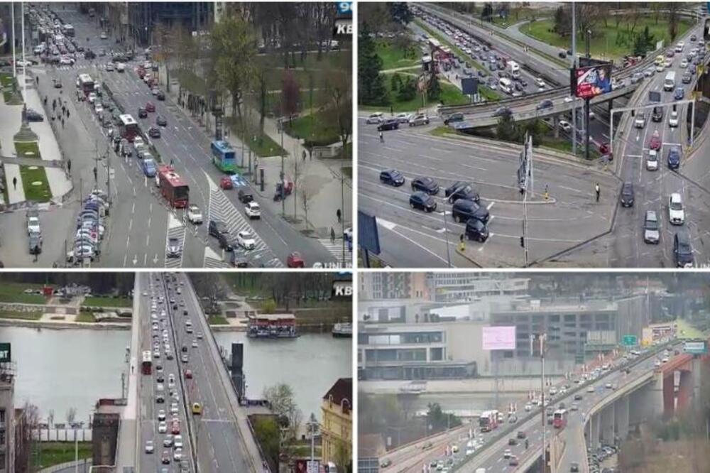 ZBOG RADOVA U ULICI U CENTRU NASTAO KOLAPS U BEOGRADU: Vozila zaglavljena u gužvi, BUKVALNO MILE