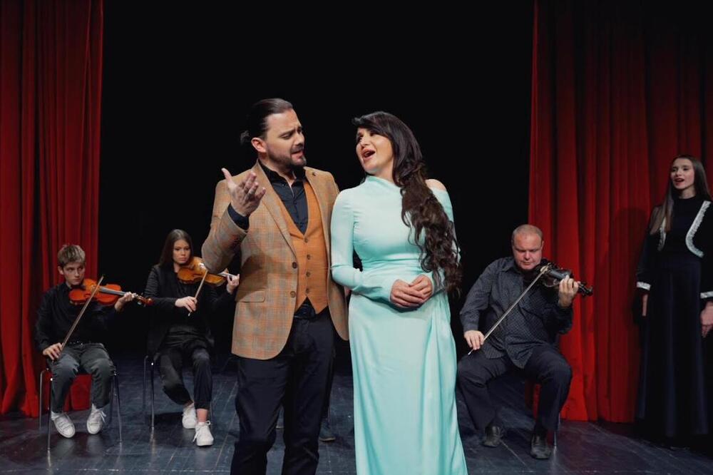 KADA SE DVA VOKALA UDRUŽE: Nemanja Kujundžić ispromovisao spot sa operskom divom Sanjom Kerkez