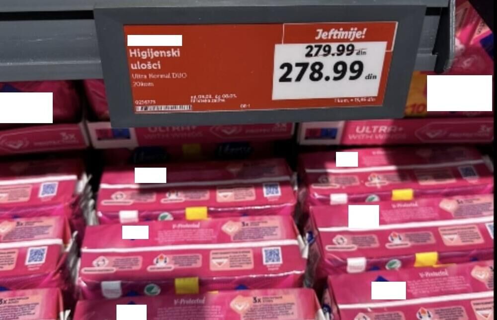 Cena uloška na akciji 