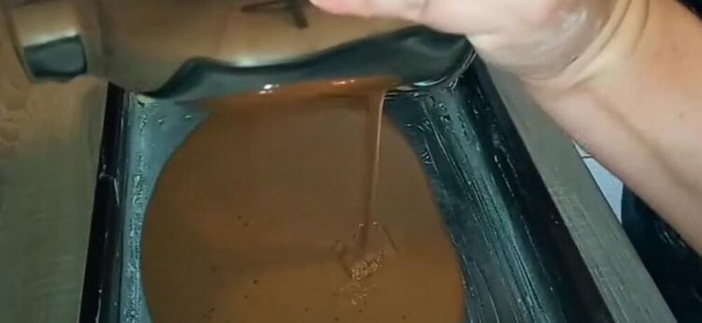 Kora za turski kolač 'nevesta' u plehu