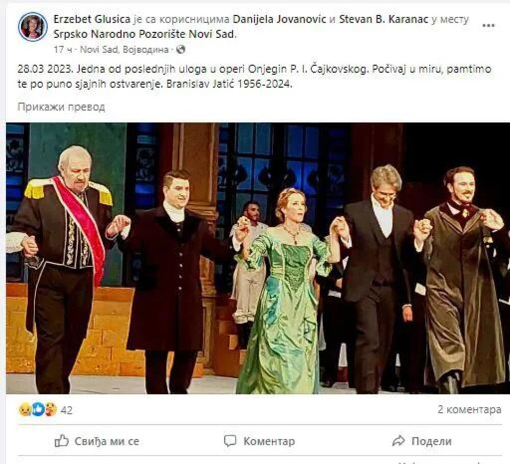 Preminuo Branislav Jatić