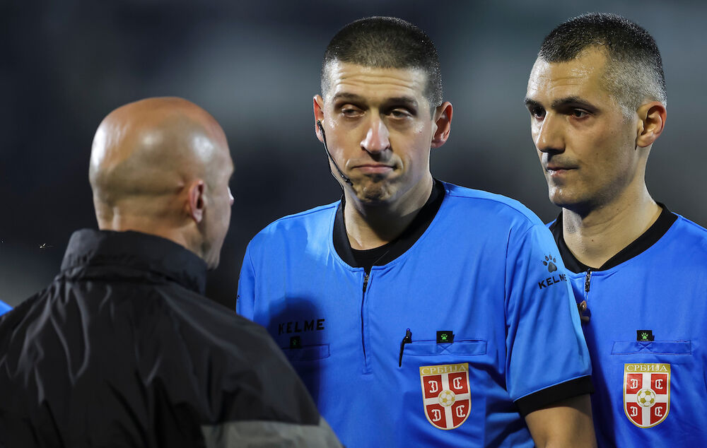 Sukob Igora Duljaja i glavnog sudije Nikole Radakovića posle utakmice Partizana i Napretka iz Kruševca