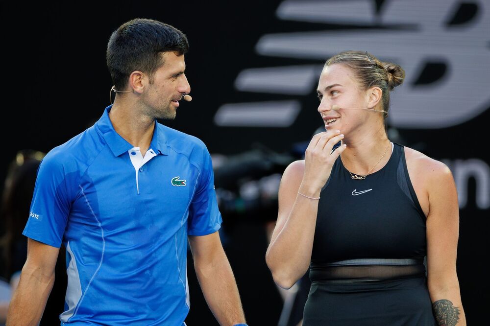 Novak Đoković i Arina Sabalenka