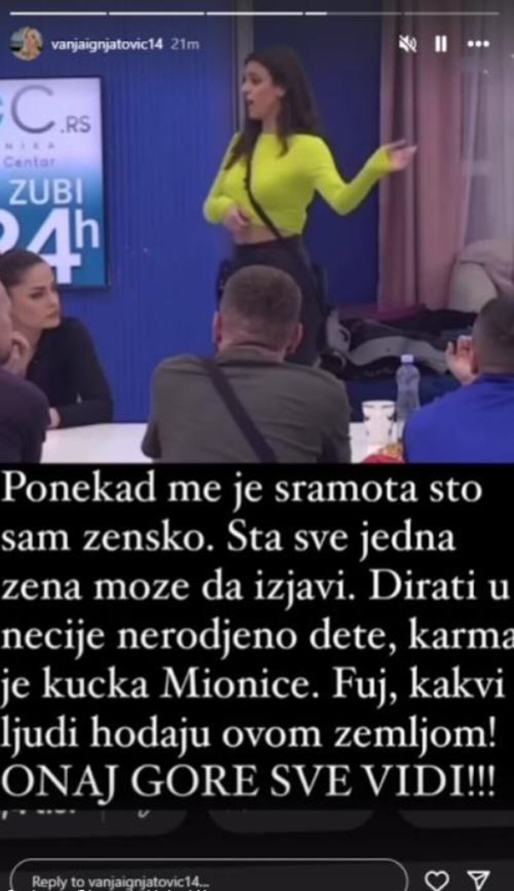 Objava Vanje Ignjatović