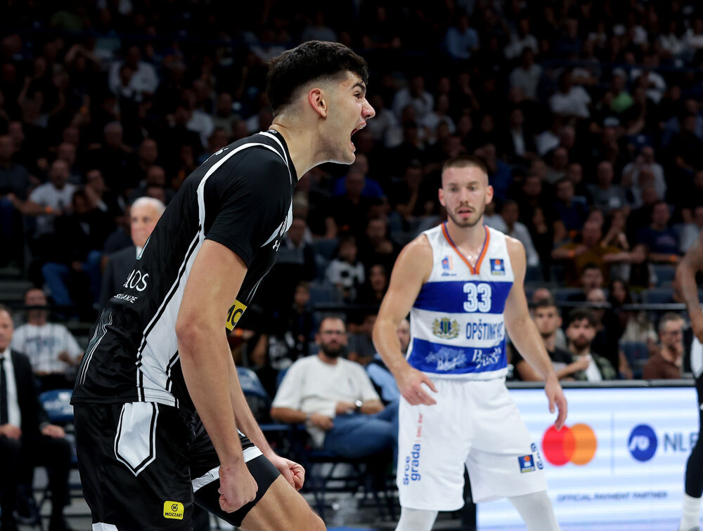 Tristan Vukčević u dresu Partizana