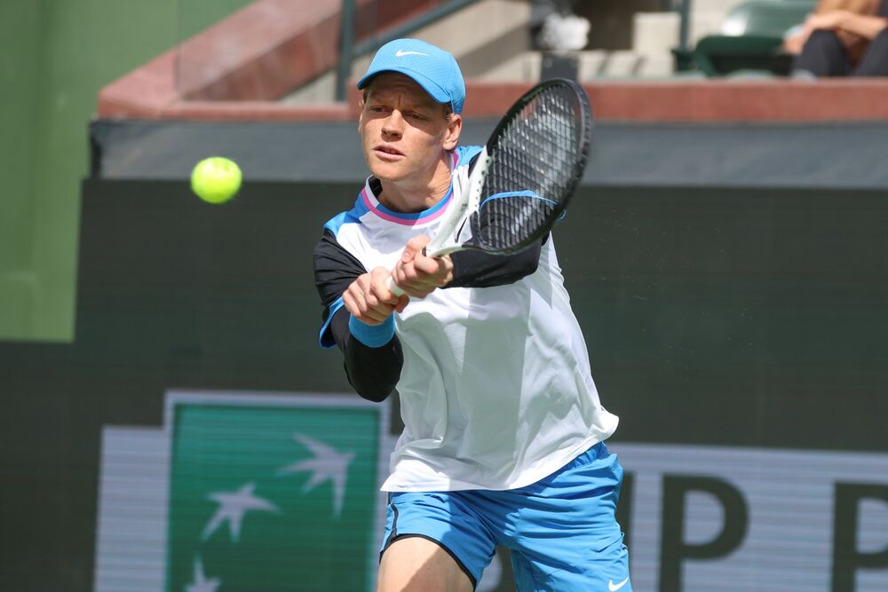 Janik Siner na meču