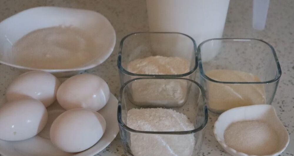 Sastojci za turski koh sa grizom i kokosom