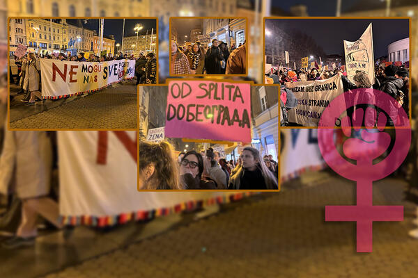 "JEDINA MANA, ULICE SU BILE PREUSKE ZA NAS": Izveštaj sa Noćnog marša u Zagrebu (FOTO)