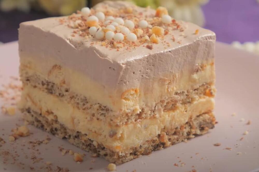 NAJLEPŠA POSLASTICA SA ČOKOLADOM, ORASIMA I KEKSOM: Kolač grčke kocke - kremast fil od kojeg kreće voda na usta