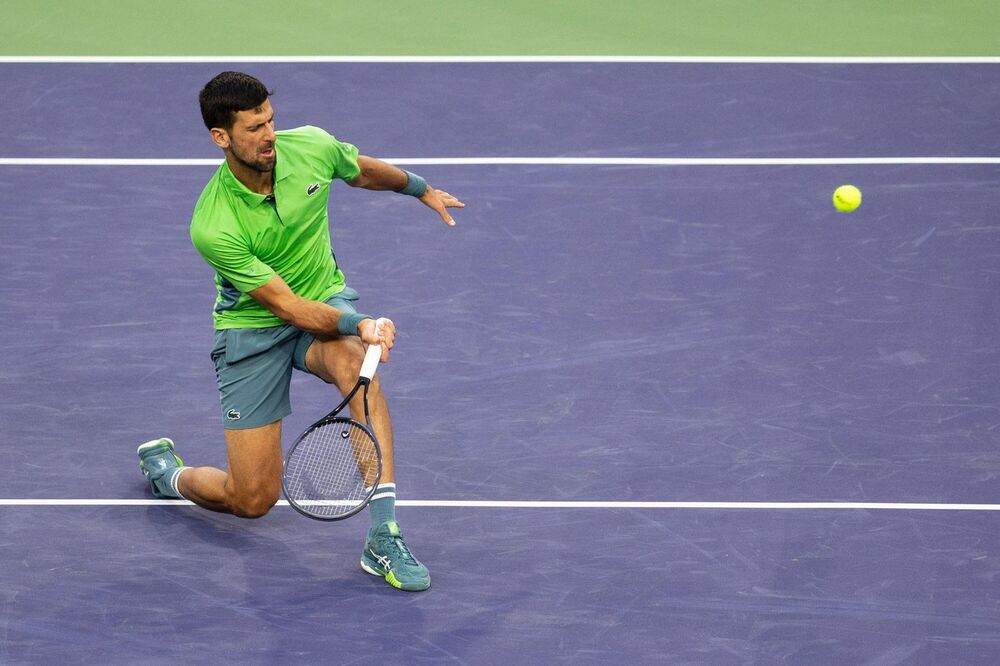 Novak Đoković na meču 