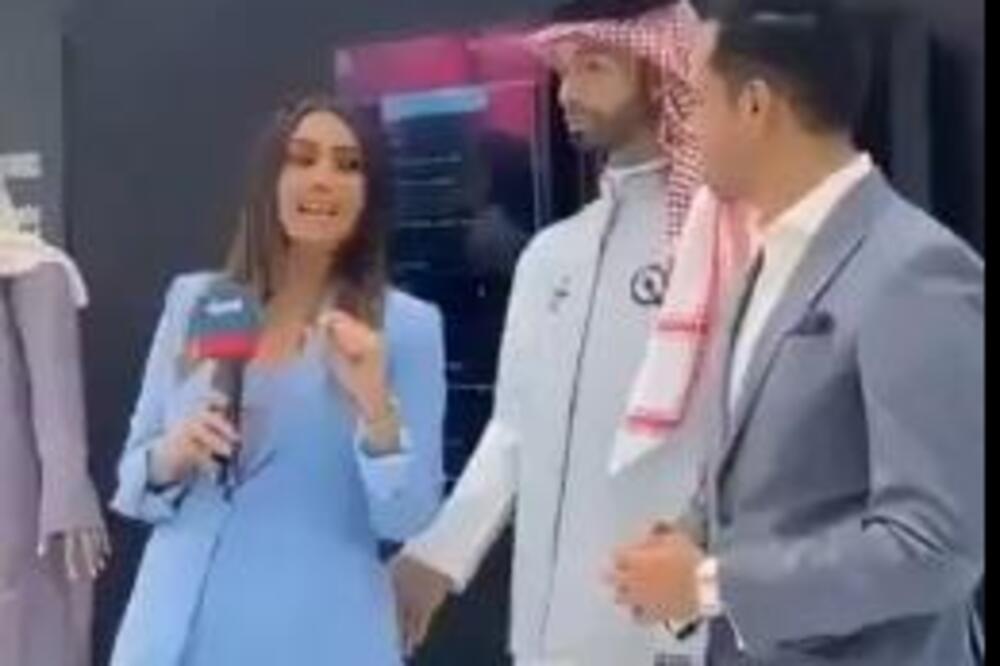 ISPIPAO OBLU ZADNJICU VODITELJKE UŽIVO U PROGRAMU, ONA SE OKRENULA I URADILA MU OVO: Gledaoci se FRAPIRALI (VIDEO)