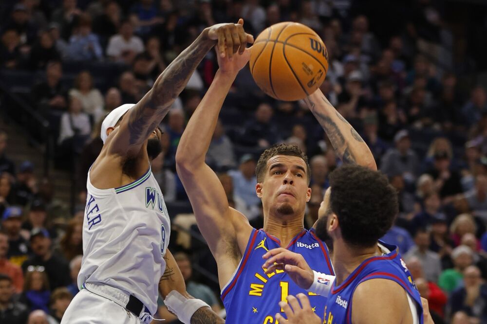 Detalj sa utakmice Minesote i Denvera