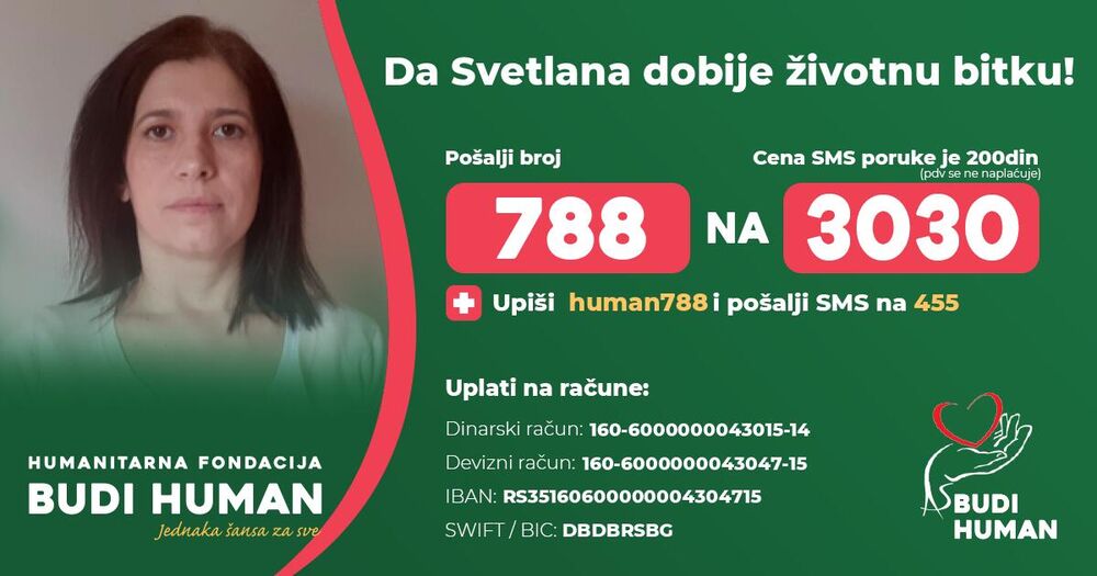 Pomozimo Svetlani Mirković