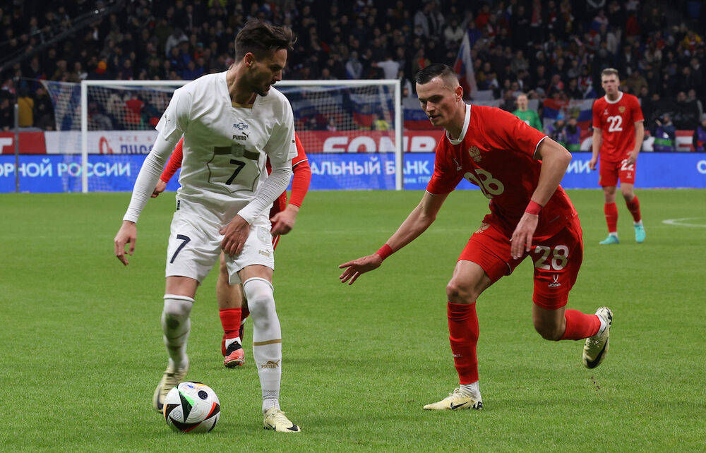 Fudbalska reprezentacija Srbije, Fudbalska reprezentacija Rusije, Sergej Volkov, Mijat Gaćinović